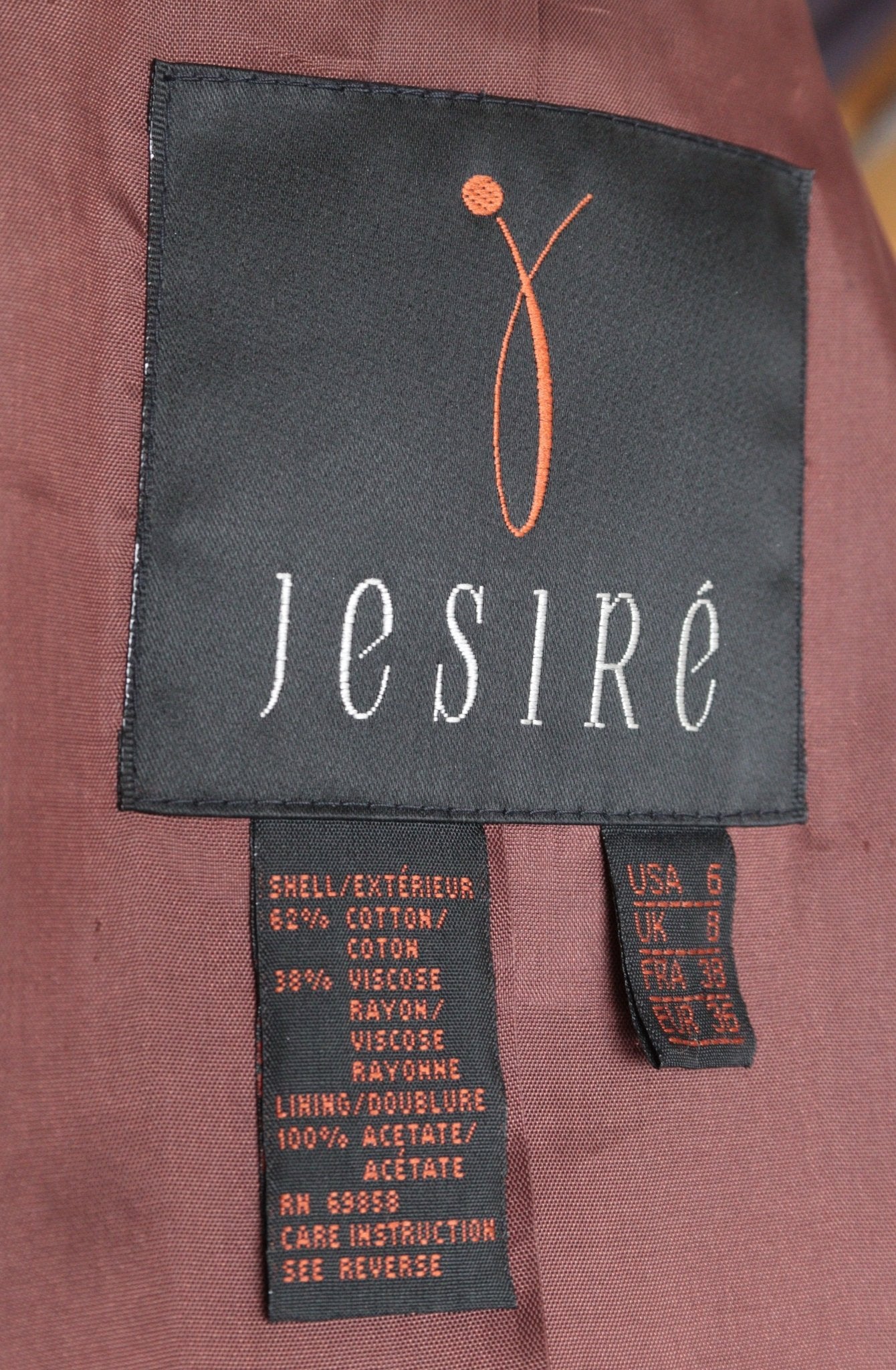 Jesiré brown faux fur blazer Size UK 8 - KingsRoad1990