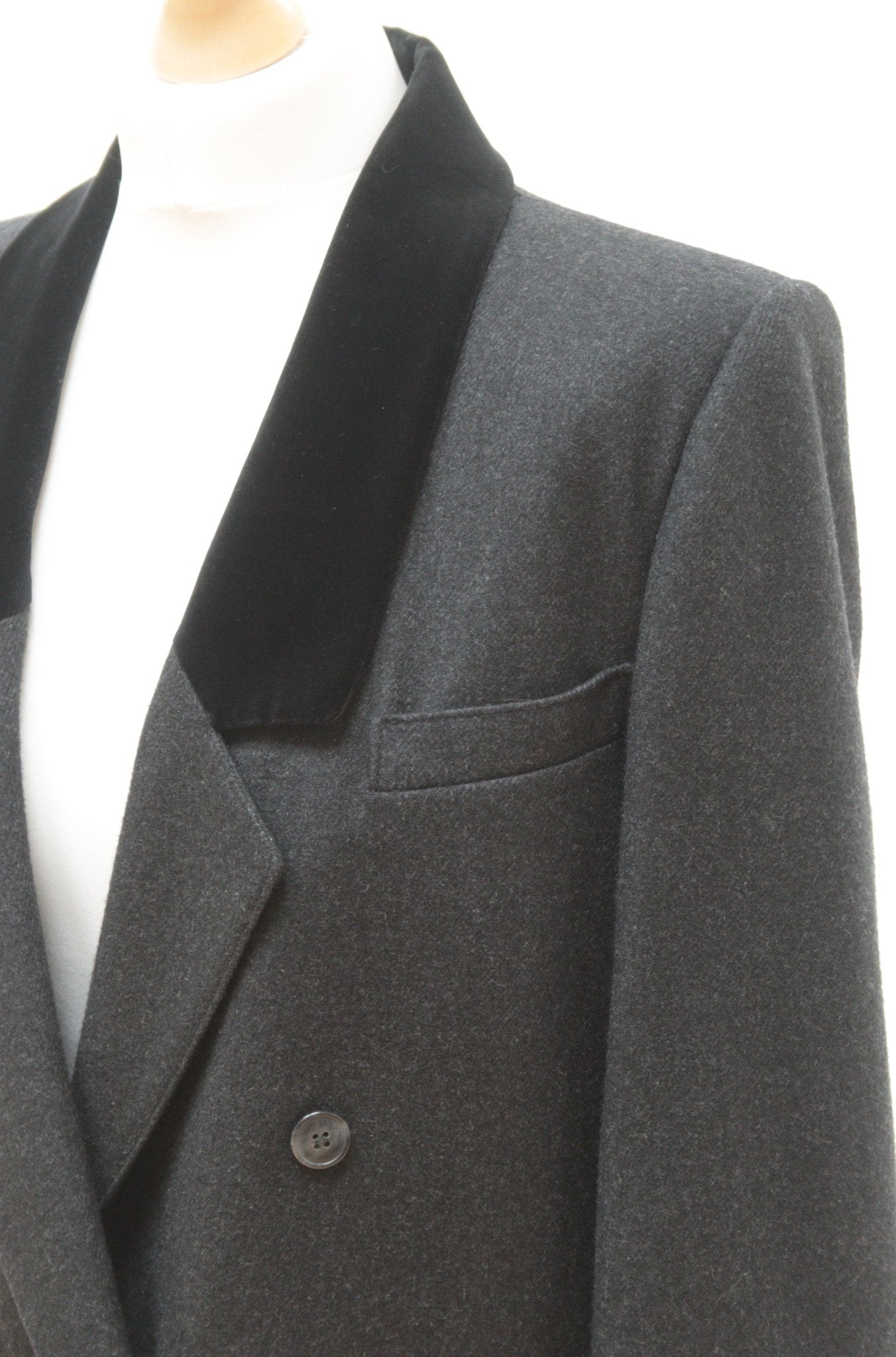 Planet charcoal grey wool blazer Size UK 12 - KingsRoad1990