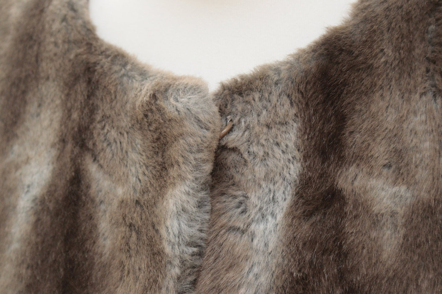 Caractère brown faux fur gilet Size 12 - KingsRoad1990