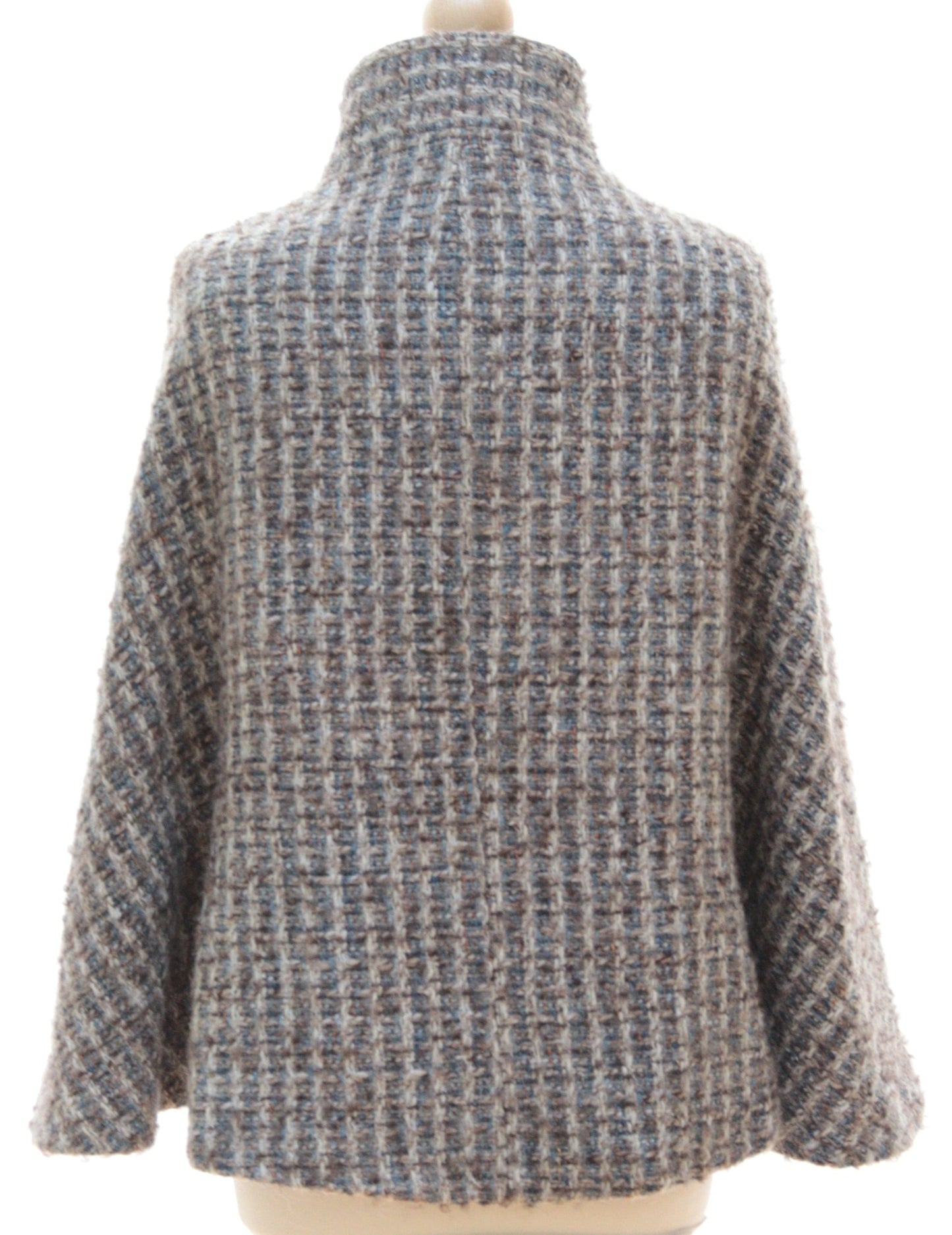 Monsoon wool blend tweed poncho Size 8 - KingsRoad1990