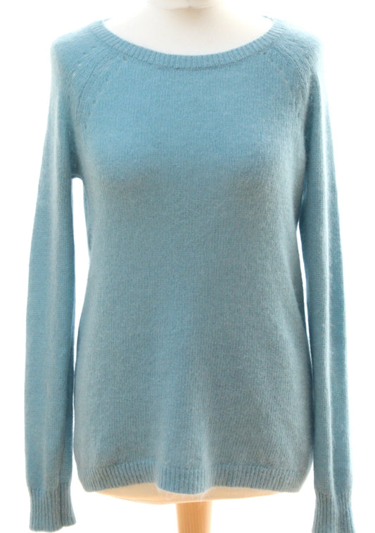 Jackpot pale blue angora blend jumper Size 12 - KingsRoad1990