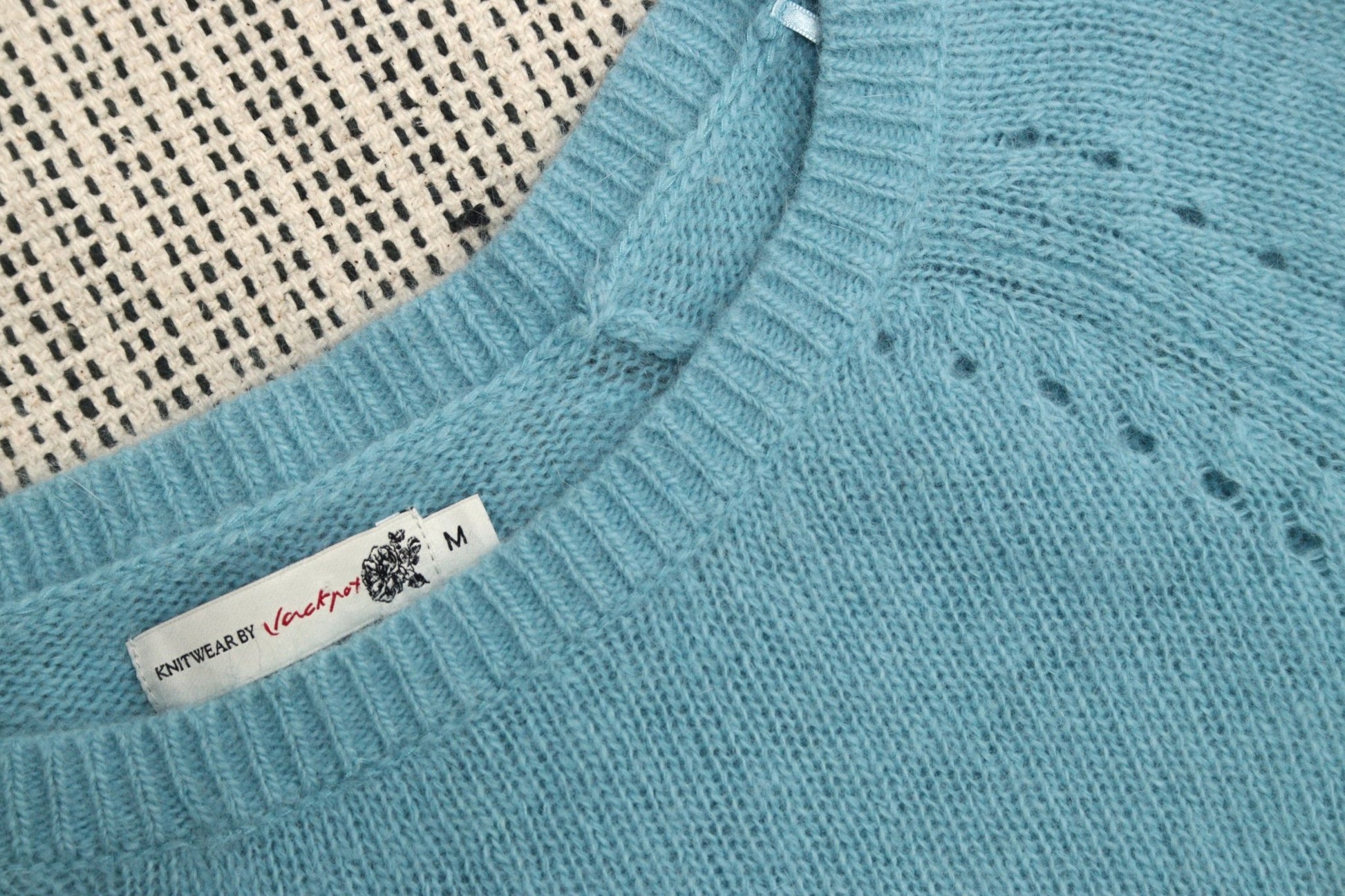 Jackpot pale blue angora blend jumper Size 12 - KingsRoad1990