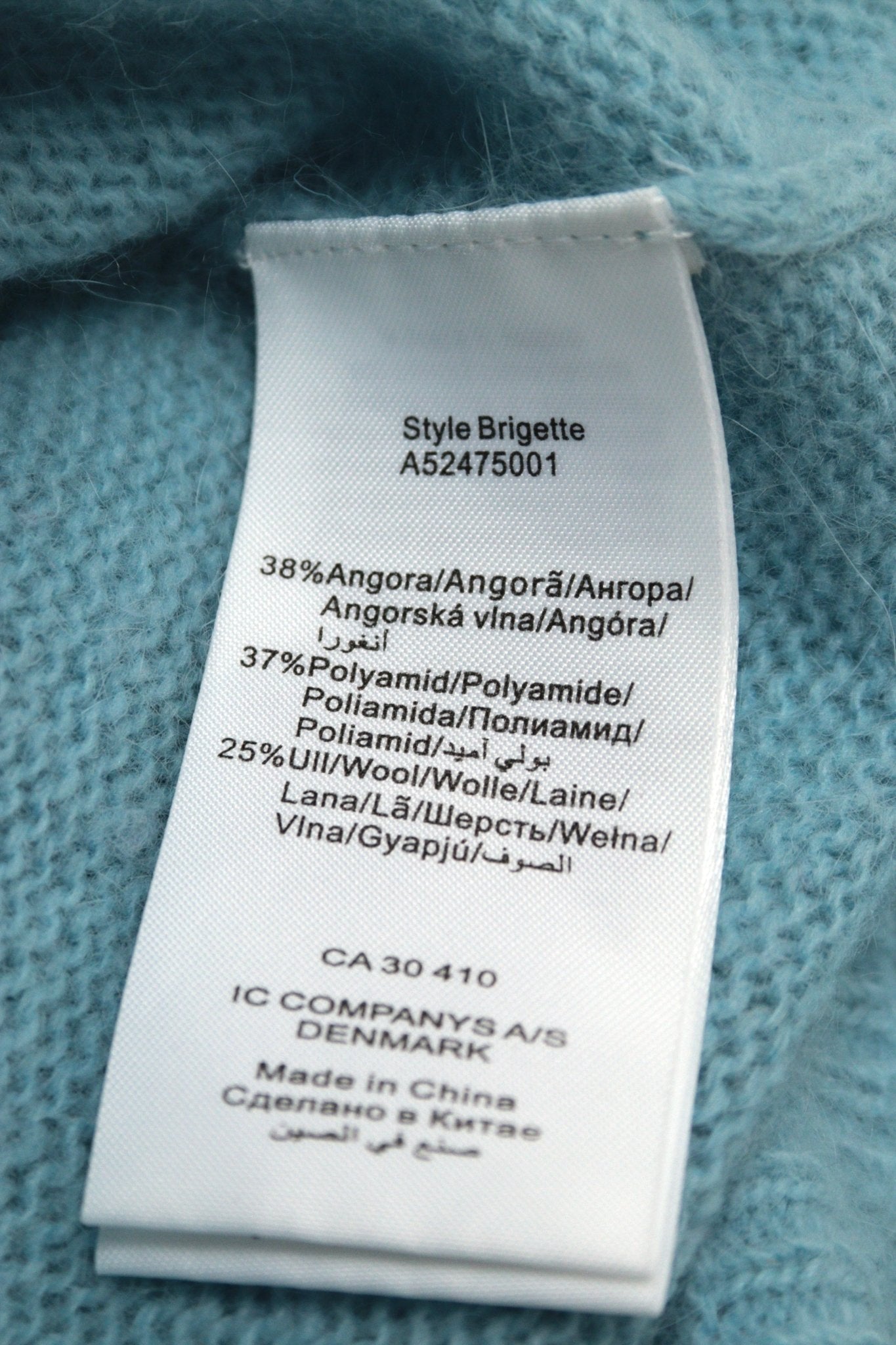 Jackpot pale blue angora blend jumper Size 12 - KingsRoad1990