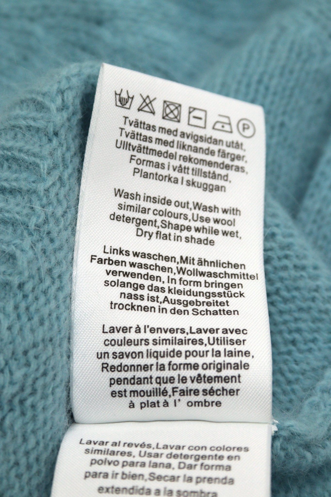 Jackpot pale blue angora blend jumper Size 12 - KingsRoad1990
