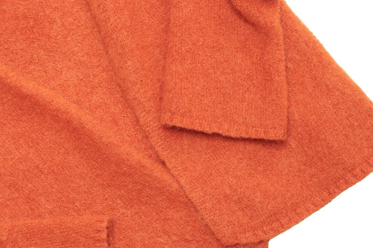 Monsoon orange mohair blend edge to edge cardigan Size 6 - KingsRoad1990
