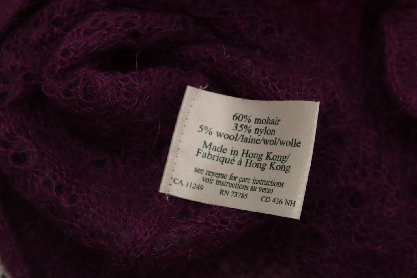 Laura Ashley cerise cardigan with mohair Size 10 - KingsRoad1990