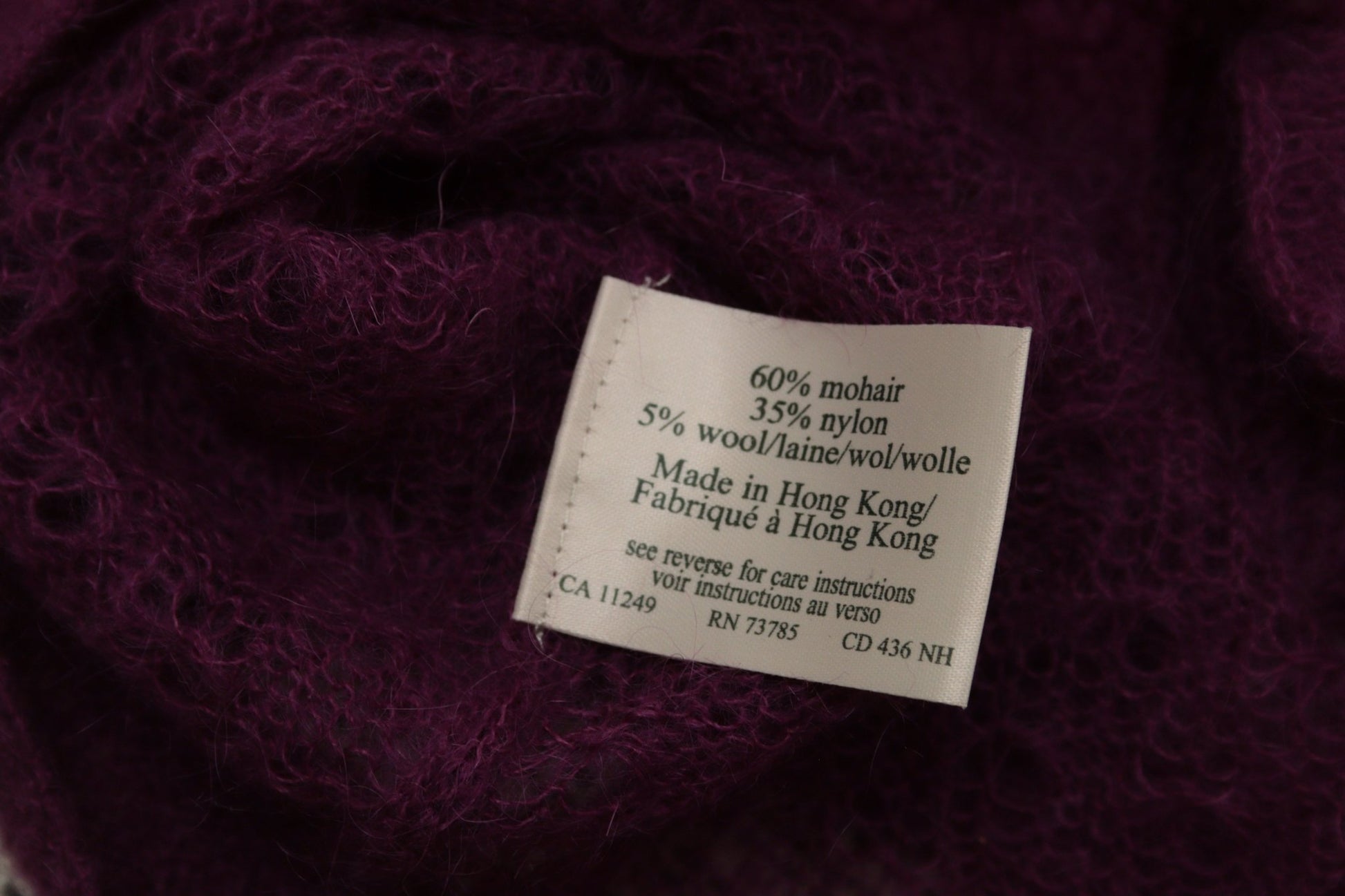 Laura Ashley cerise cardigan with mohair Size 10 - KingsRoad1990