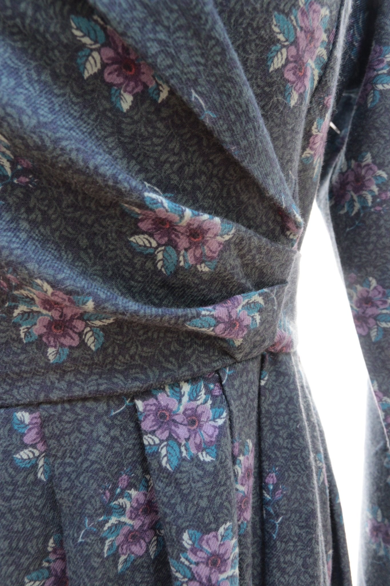 Laura Ashley blue floral dress Size 10 - KingsRoad1990