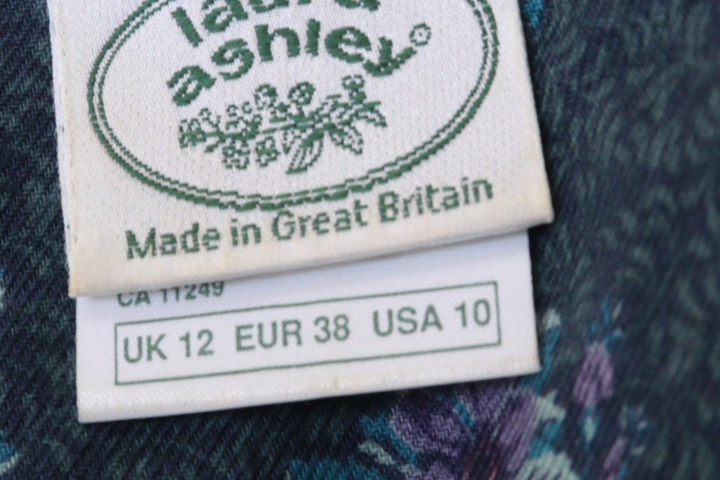 Laura Ashley blue floral dress Size 10 - KingsRoad1990