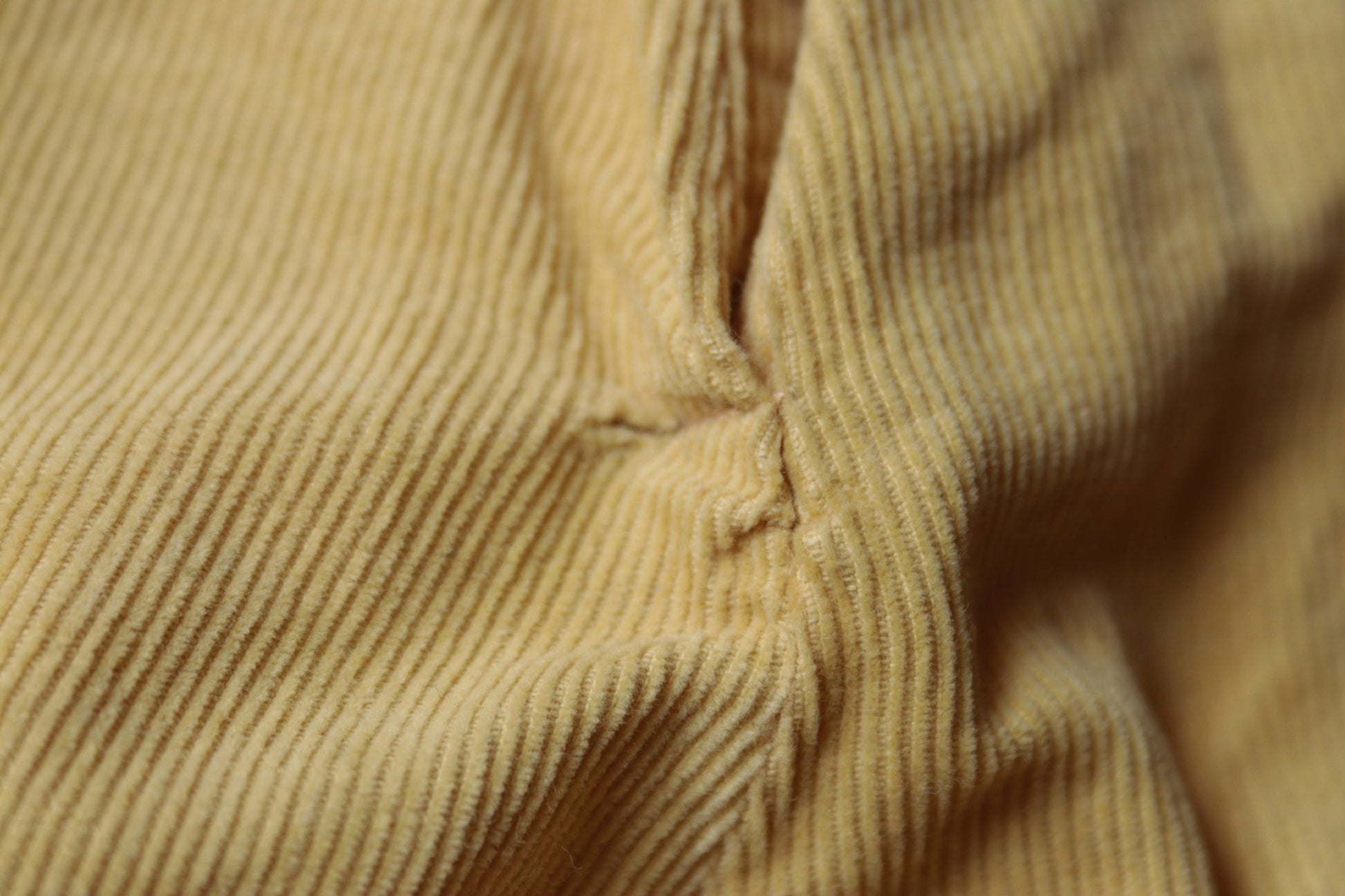 Laura Ashley yellow cord dress Size 12 (repaired) - KingsRoad1990
