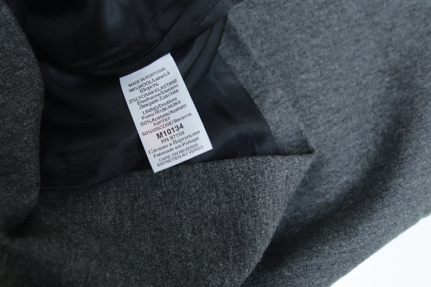 Next charcoal wool sleeveless top Size UK 12 - KingsRoad1990