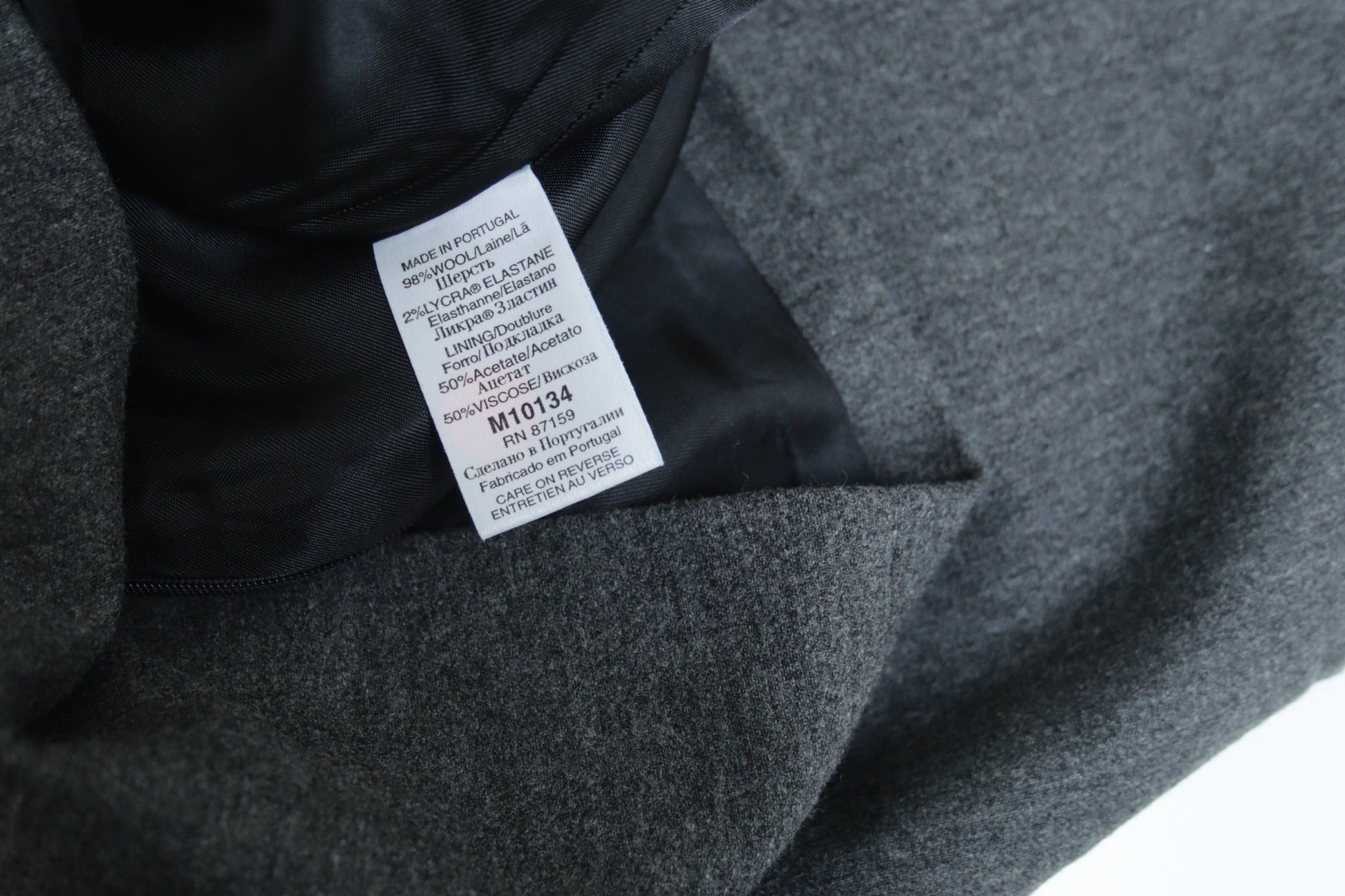 Next charcoal wool sleeveless top Size UK 12 - KingsRoad1990