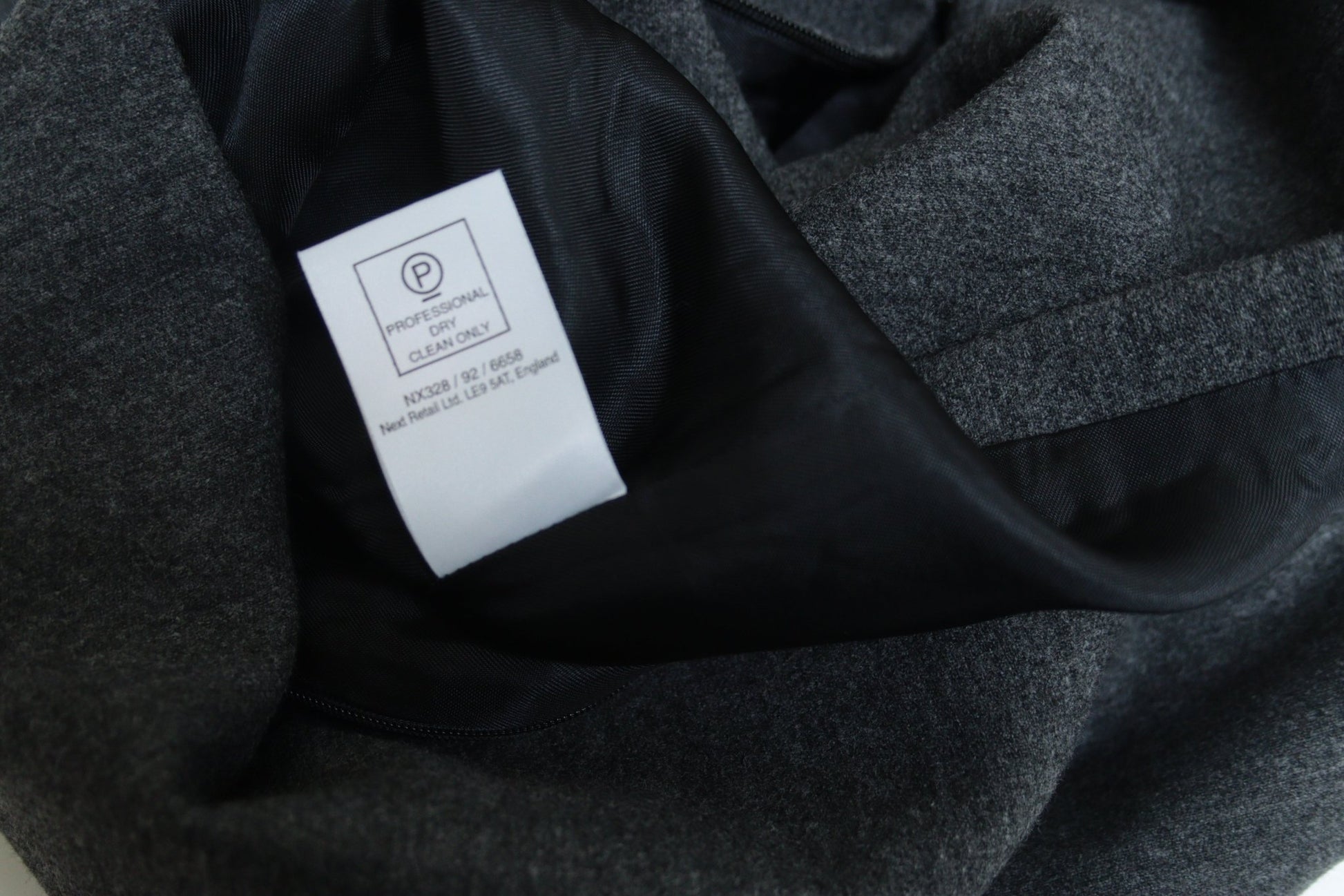 Next charcoal wool sleeveless top Size UK 12 - KingsRoad1990