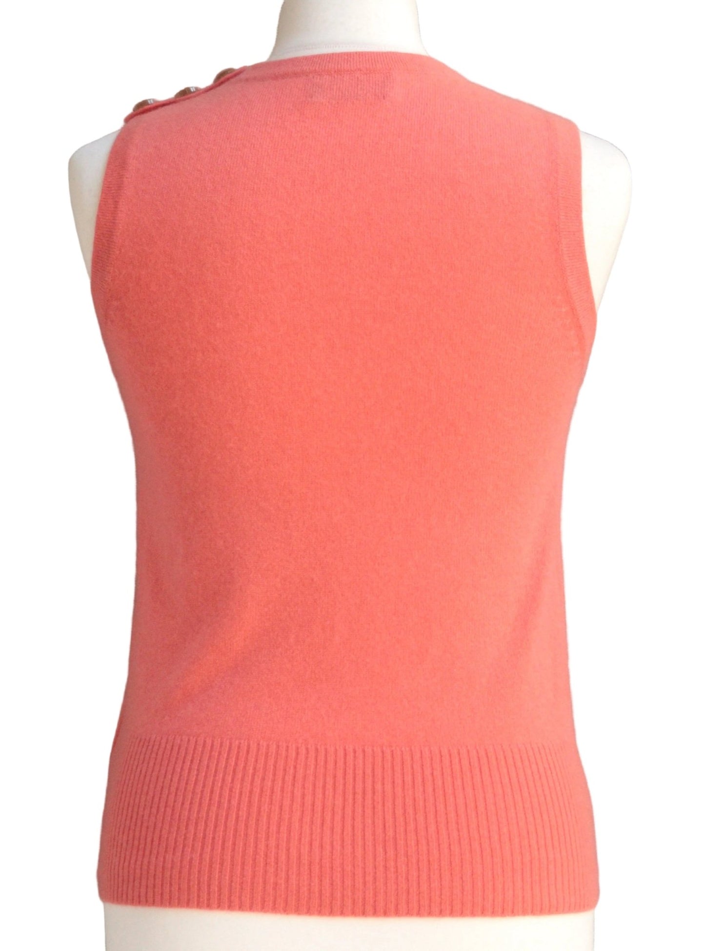 Episode coral cashmere sleeveless knit Size 10 - KingsRoad1990