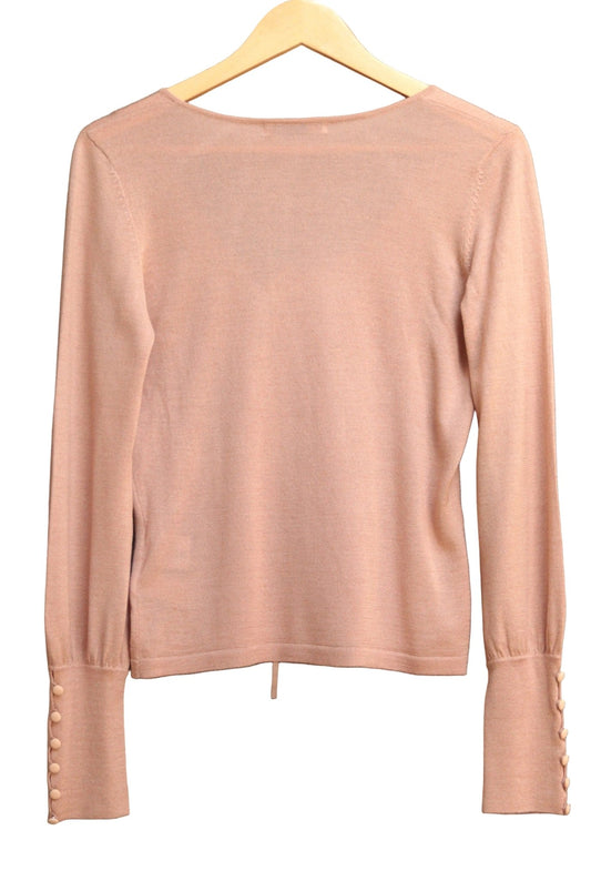 Jesiré pale coral fine knit top Size 12 - KingsRoad1990