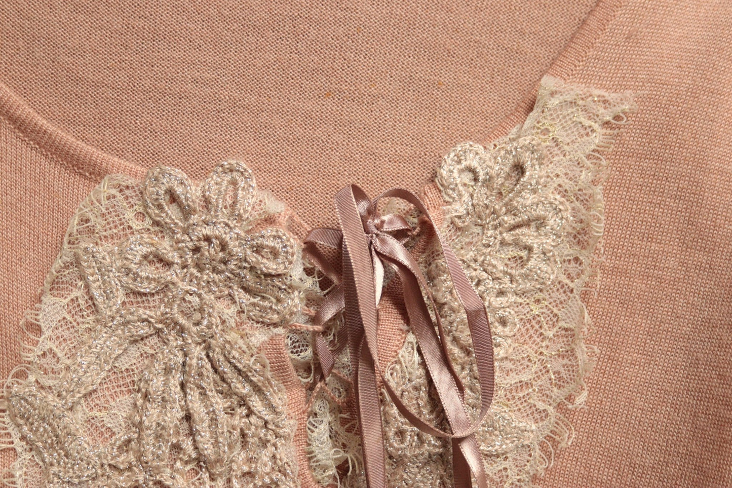 Jesiré pale coral fine knit top Size 12 - KingsRoad1990
