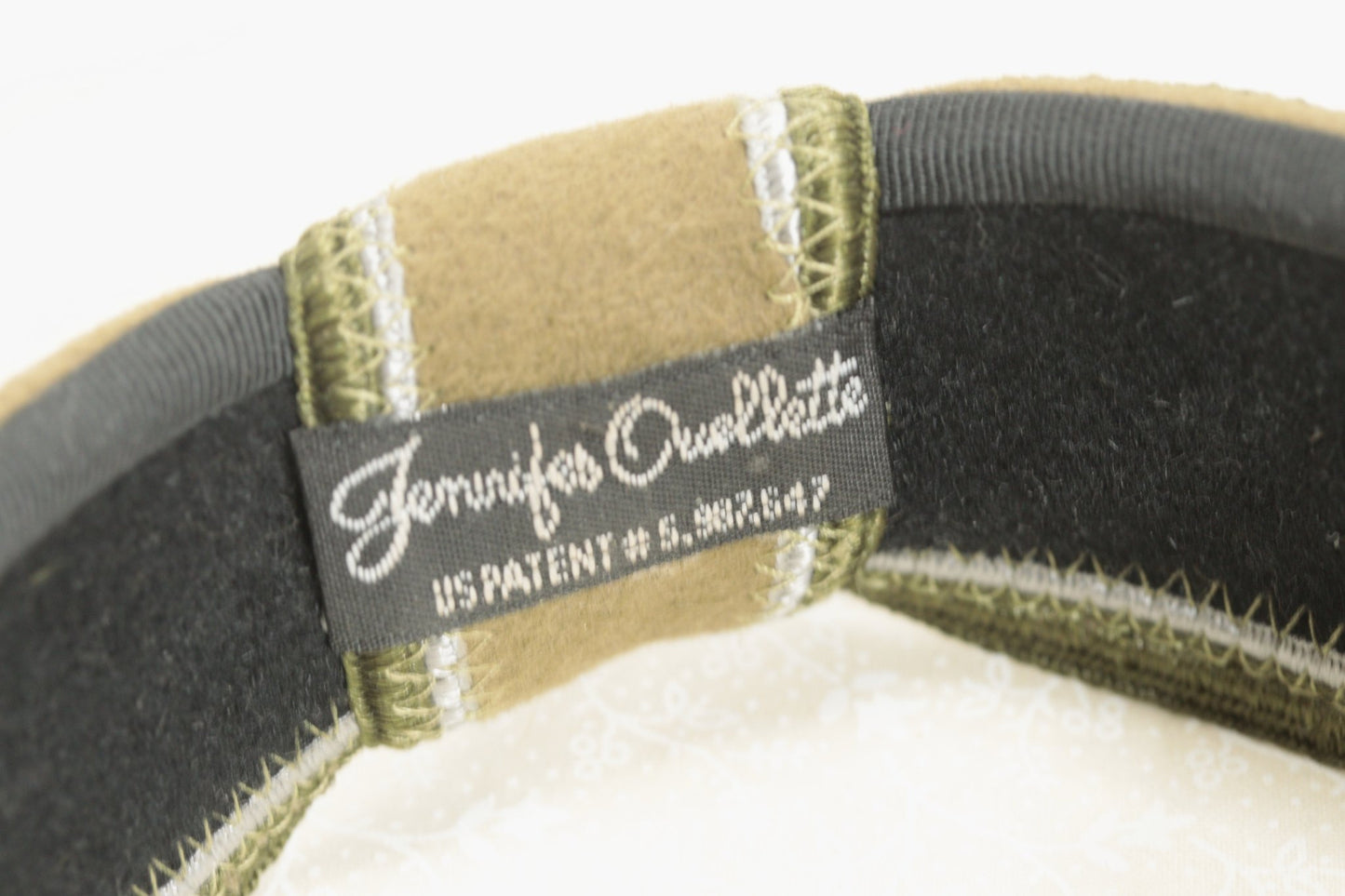 Jennifer Ouellette Olive Felt Knot Headband - KingsRoad1990