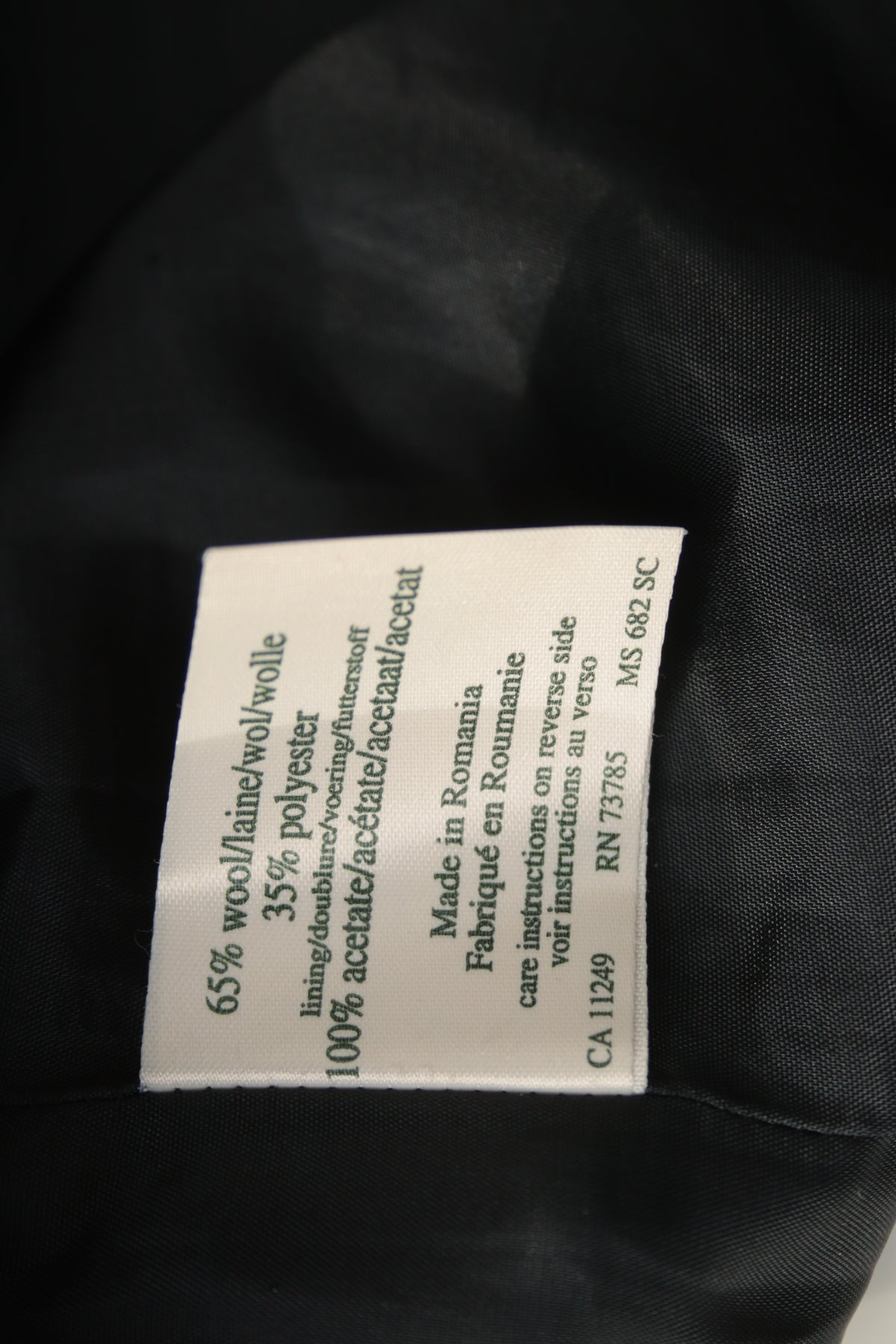Laura Ashley grey wool A line above knee skirt