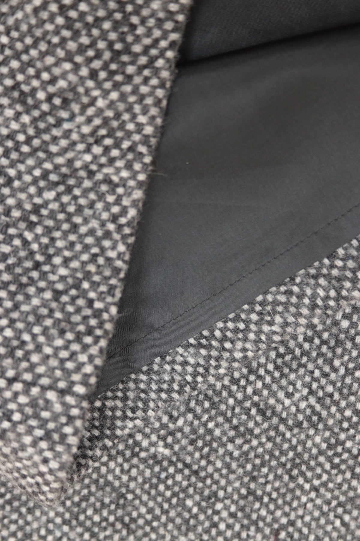 Laura Ashley grey wool A line above knee skirt