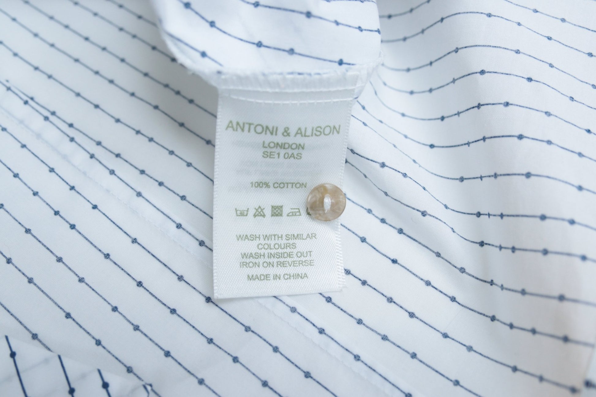 Antoni & Alison dots & dashes shirt Size 10 - KingsRoad1990