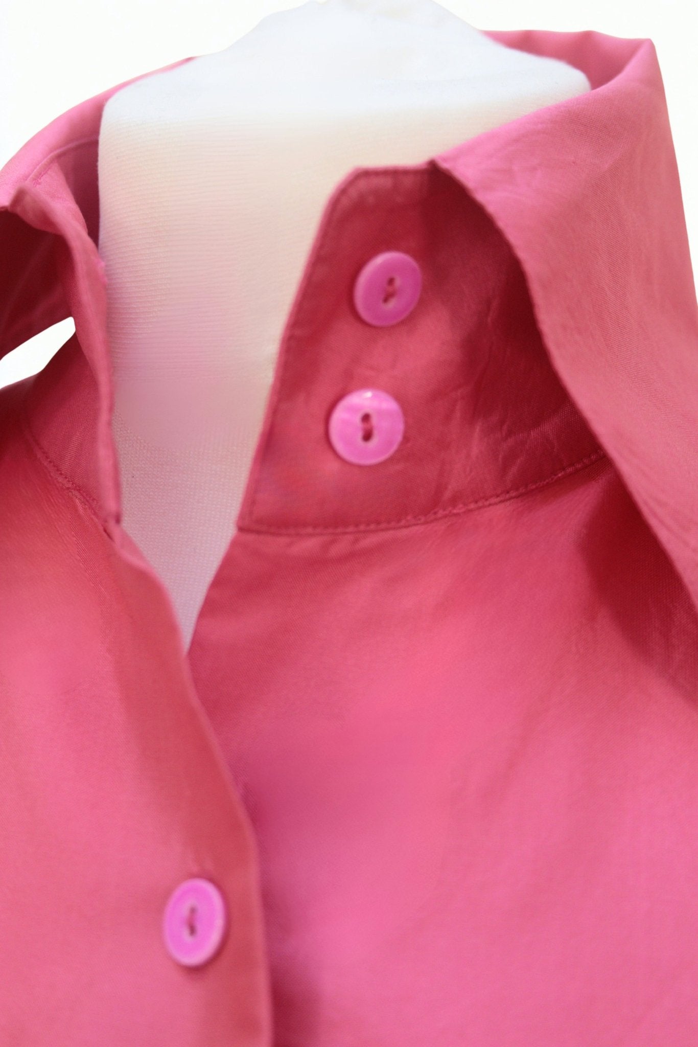 Jesiré vibrant pink silk blouse Size 8 - KingsRoad1990