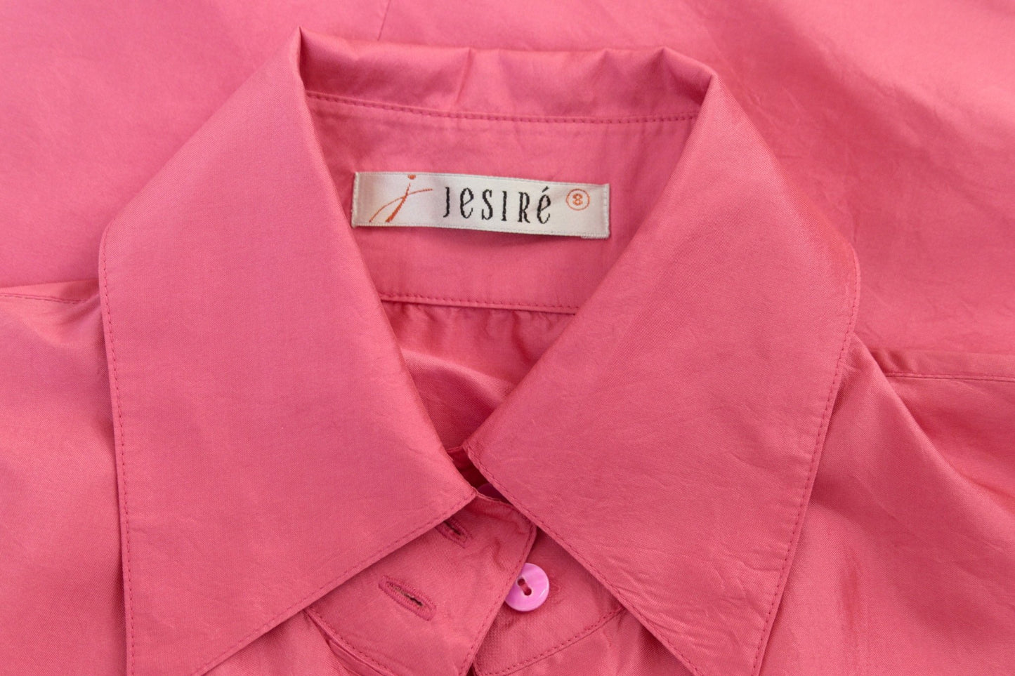 Jesiré vibrant pink silk blouse Size 8 - KingsRoad1990