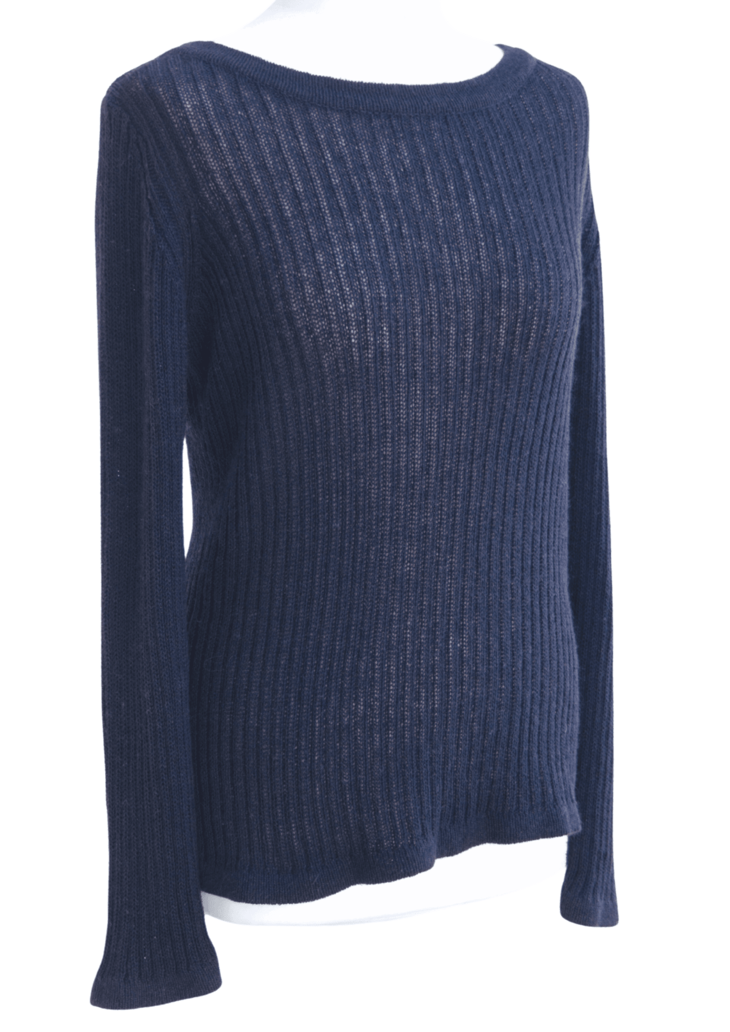 Monsoon dark blue silk blend jumper Size 12 - KingsRoad1990