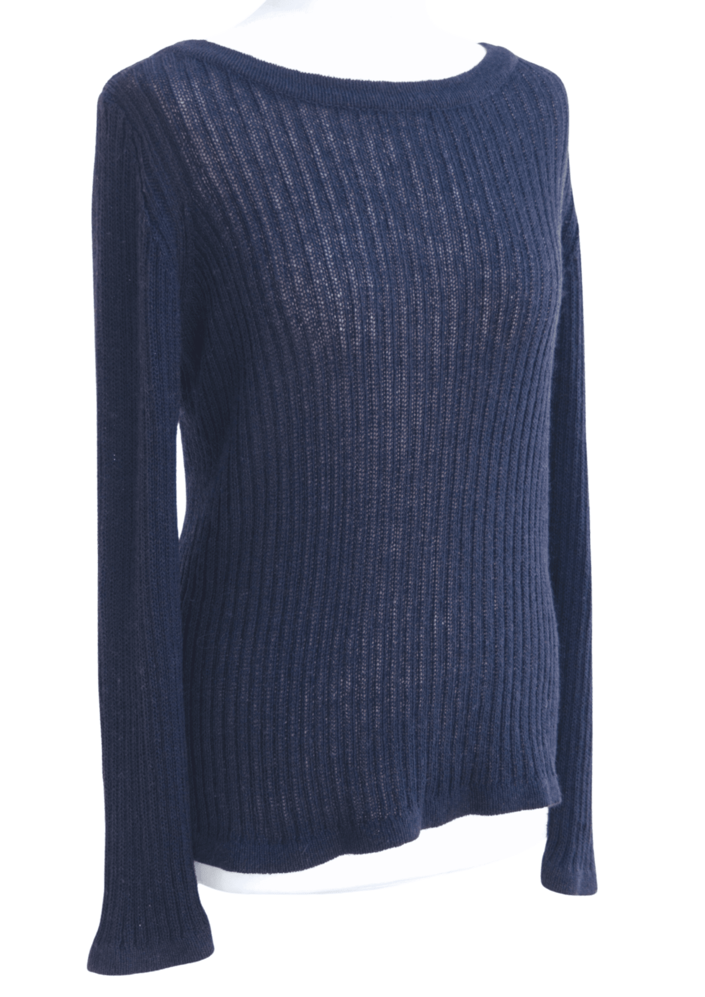 Monsoon dark blue silk blend jumper Size 12 - KingsRoad1990