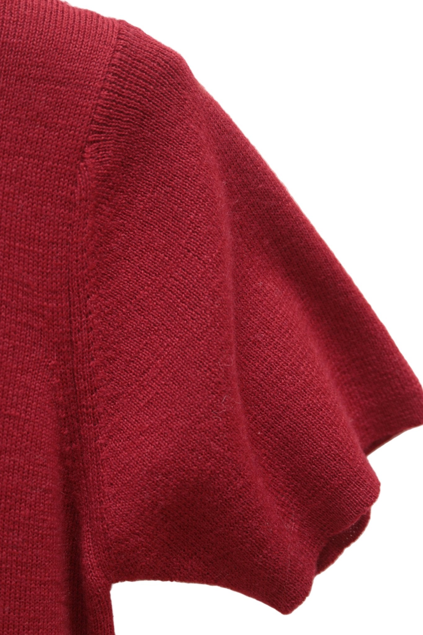 Next deep red 100% merino wool fine knit dress Size 6 - KingsRoad1990