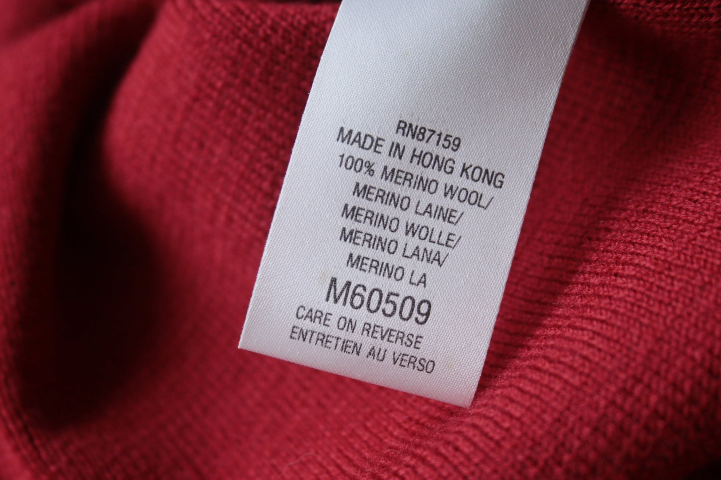 Next deep red 100% merino wool fine knit dress Size 6 - KingsRoad1990