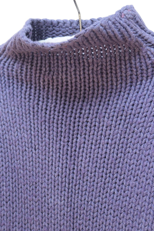 JFW lavender blue silk blend turtleneck jumper Size 12 - KingsRoad1990