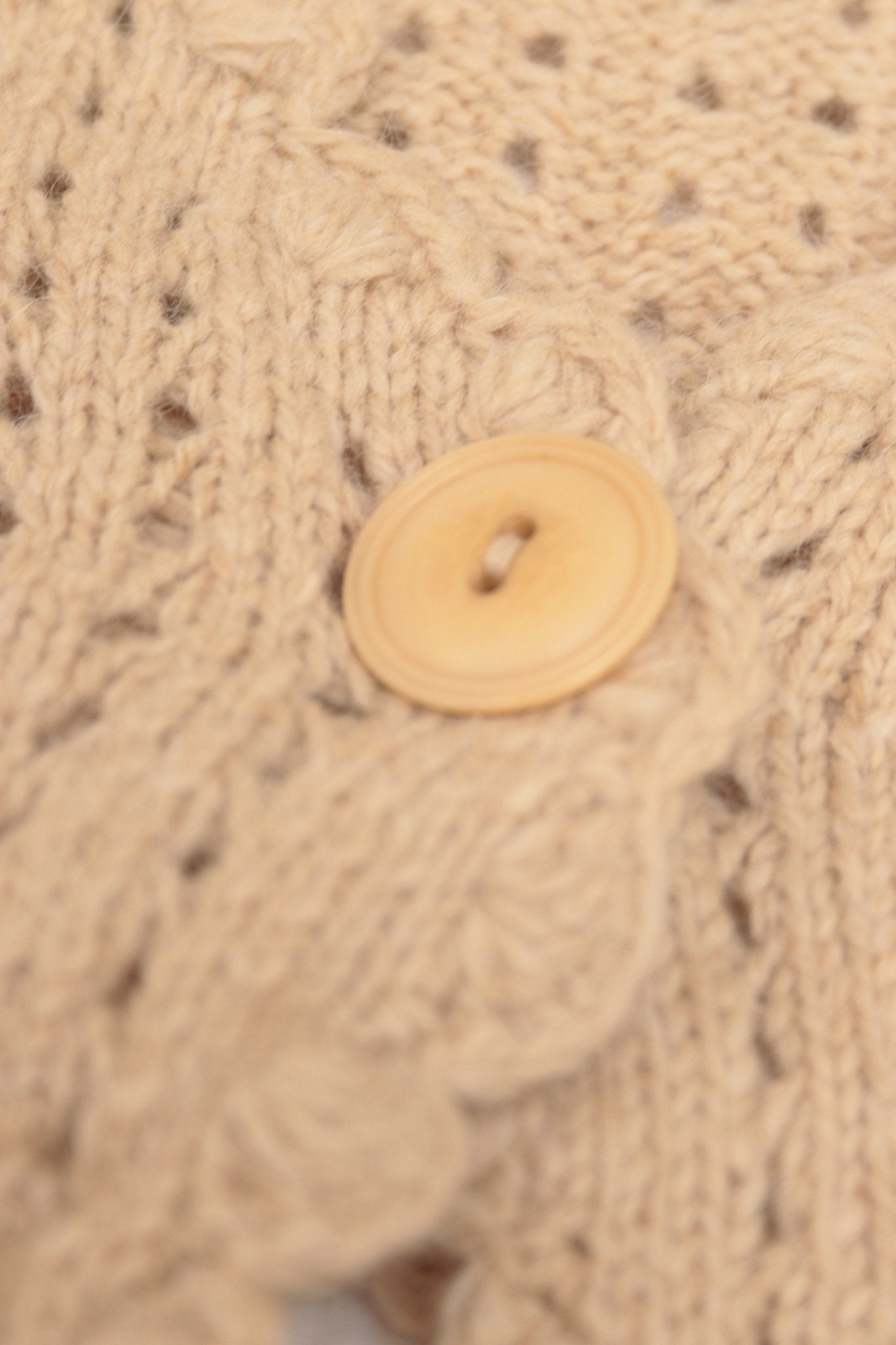 Rutzou beige wool waistcoat Size 12 (new) - KingsRoad1990