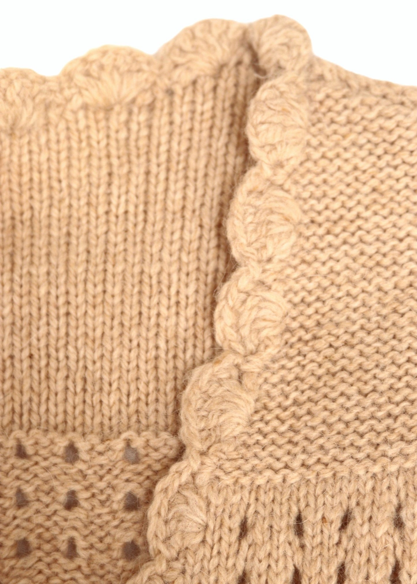 Rutzou beige wool waistcoat Size 12 (new) - KingsRoad1990