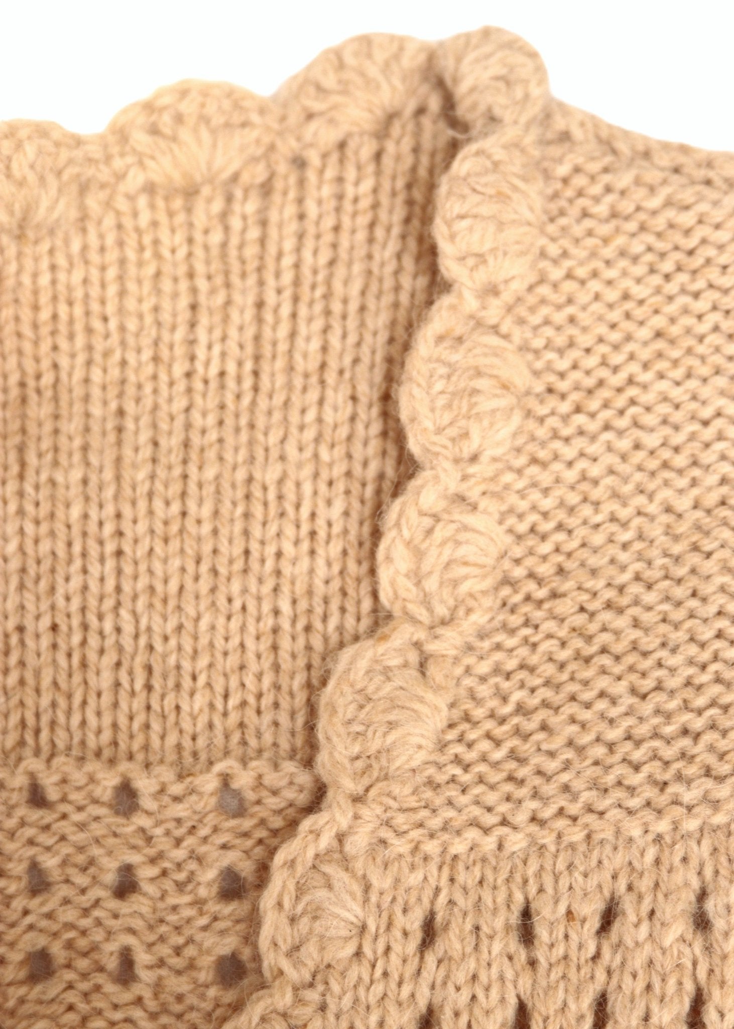 Rutzou beige wool waistcoat Size 12 (new) - KingsRoad1990