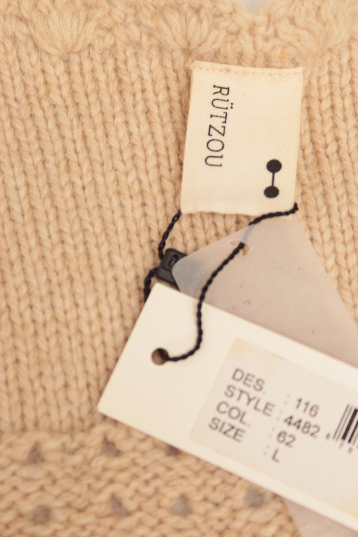 Rutzou beige wool waistcoat Size 12 (new) - KingsRoad1990