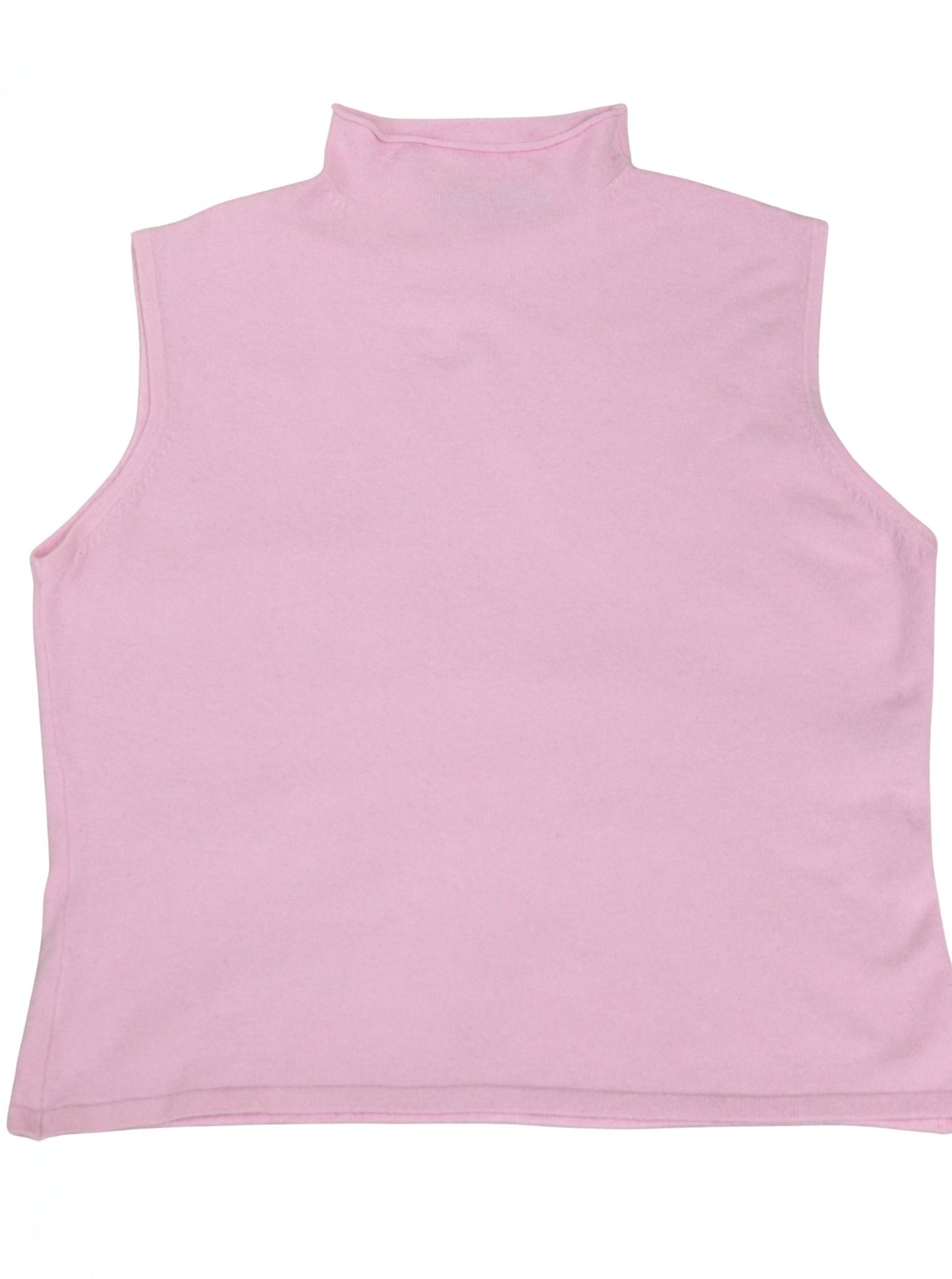 JFW lilac - pink sleeveless turtleneck top Size 10 - KingsRoad1990