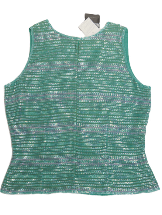 Monsoon green beaded top