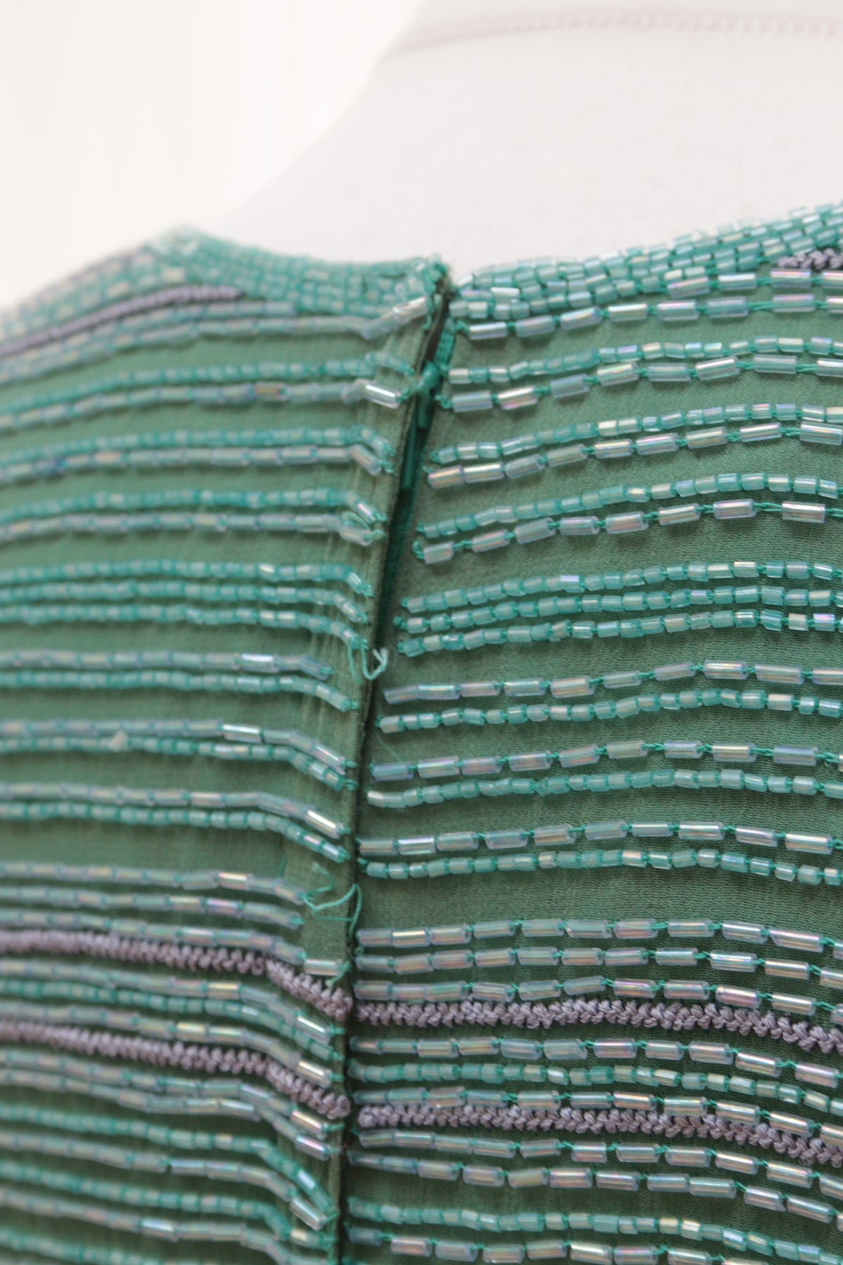 Monsoon green beaded top