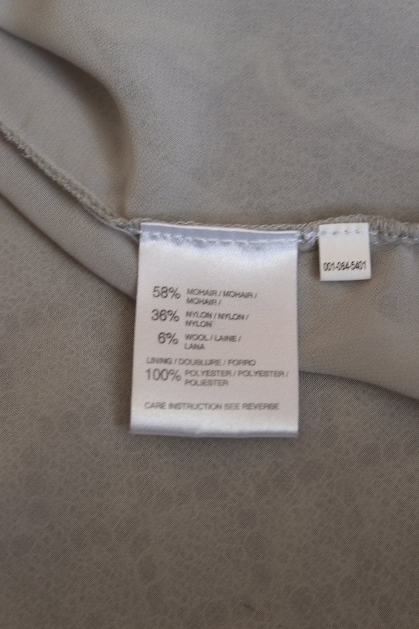 Episode pale grey mohair blend cardigan Size 12 - KingsRoad1990