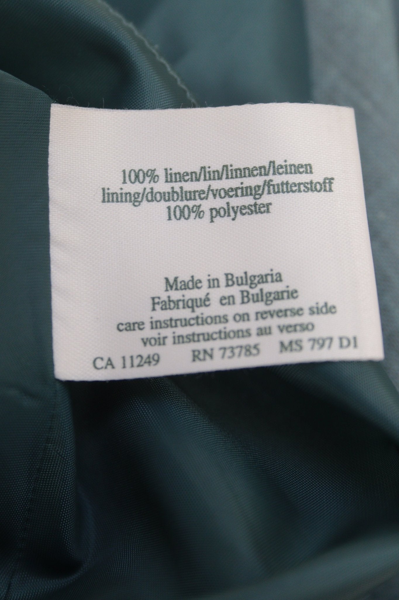 Laura Ashley pale blue long linen skirt Size 12 - KingsRoad1990