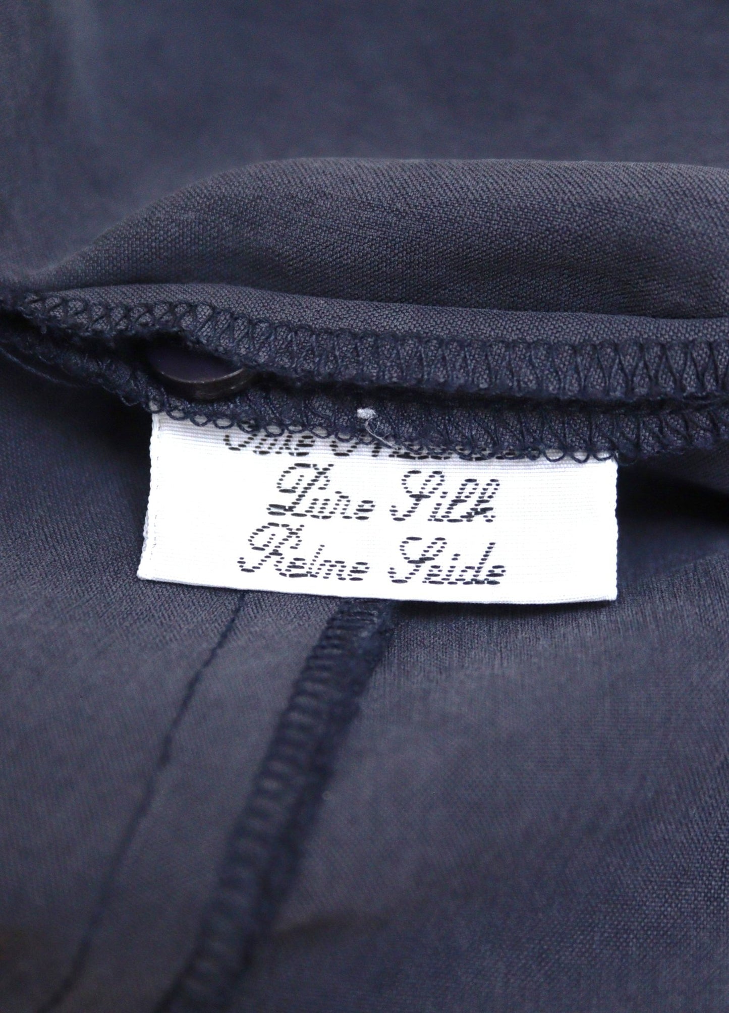 Patra dusky navy blue silk pleated midi skirt Size 12 - KingsRoad1990