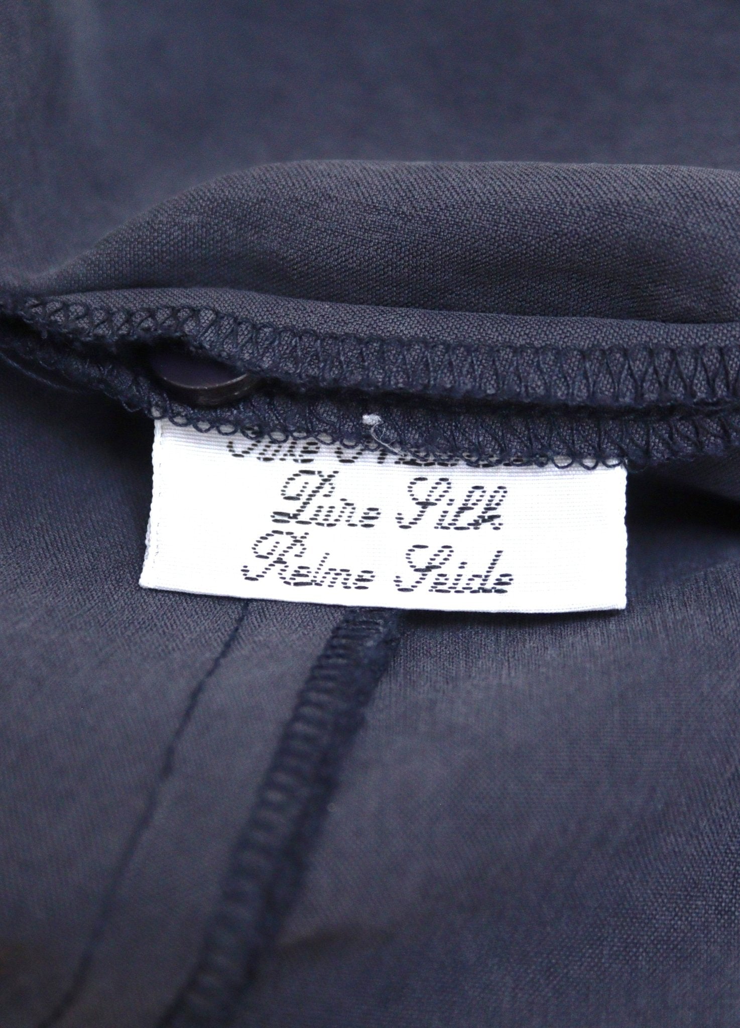 Patra dusky navy blue silk pleated midi skirt Size 12 - KingsRoad1990