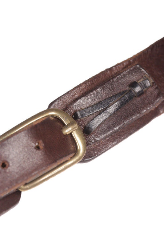 Ghost brown leather belt