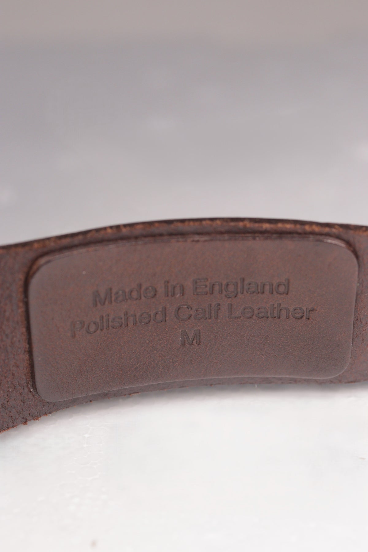 Ghost brown leather belt