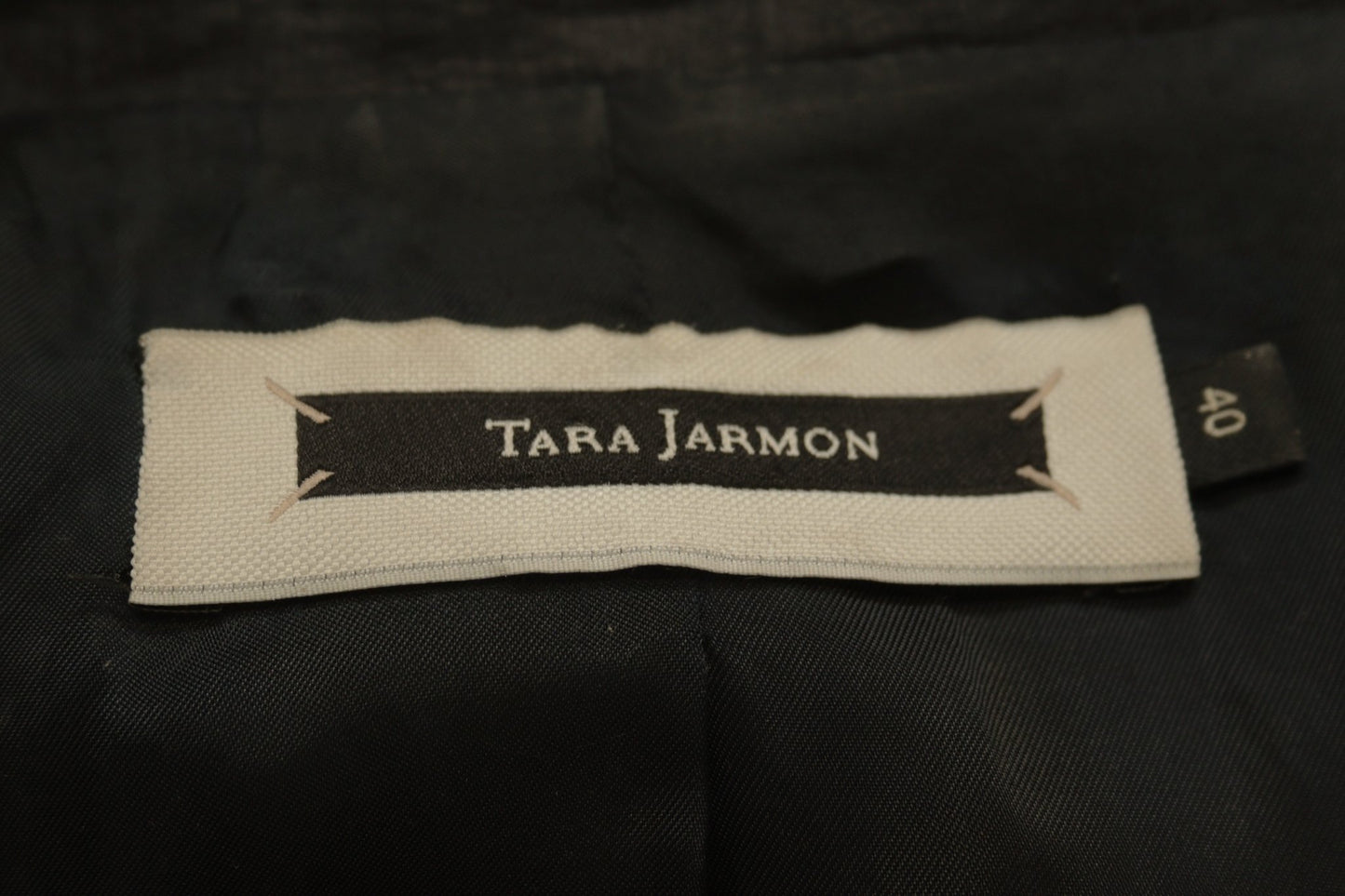 Tara Jarmon black short trench coat Size 10 - 12 - KingsRoad1990