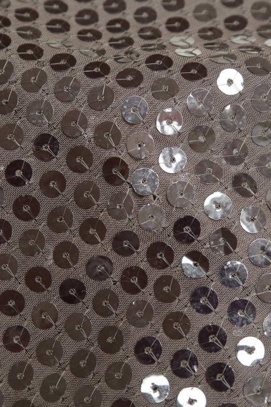 whistles brown sequin skirt