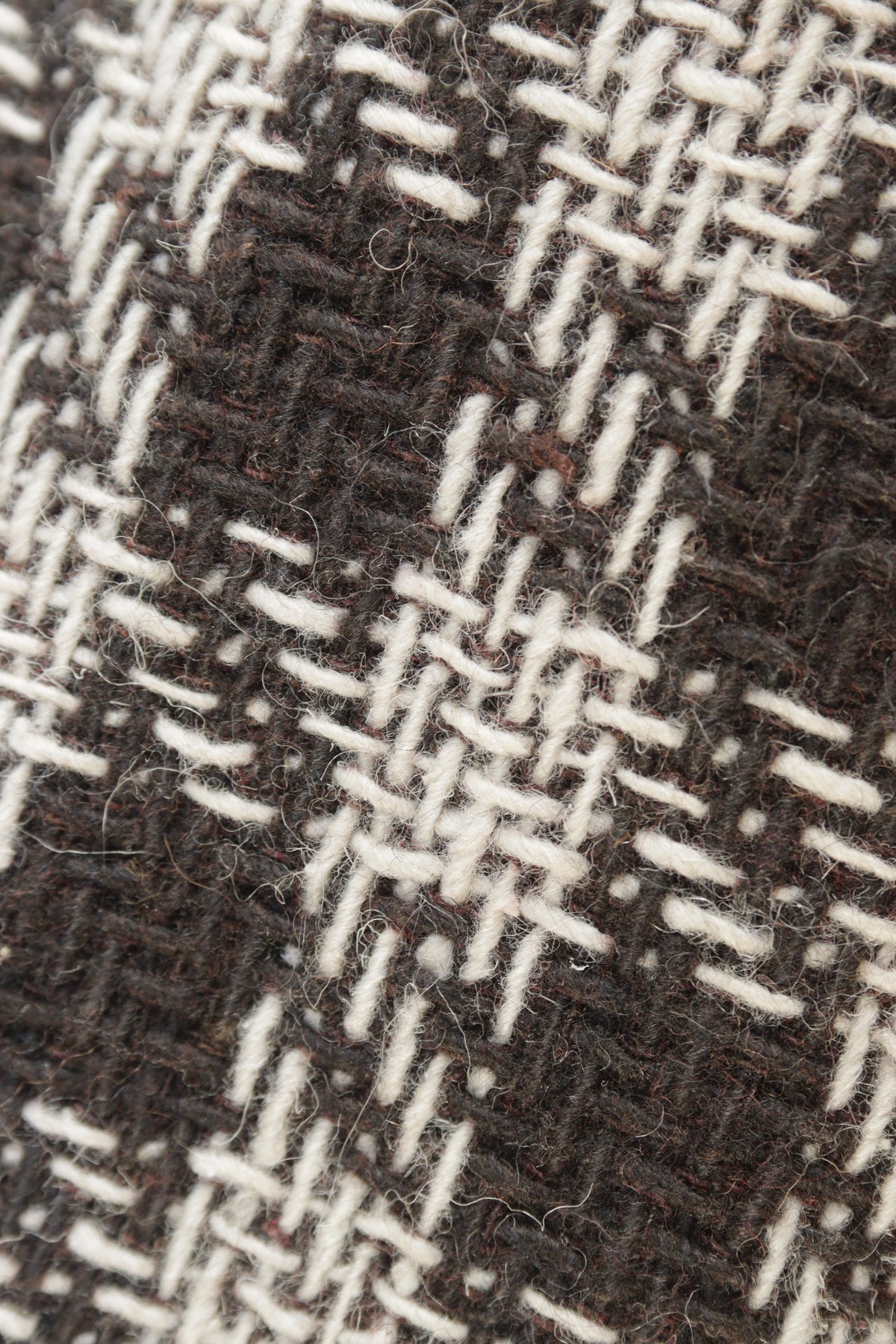 Almost Famous brown checked wool blend skirt Size 16