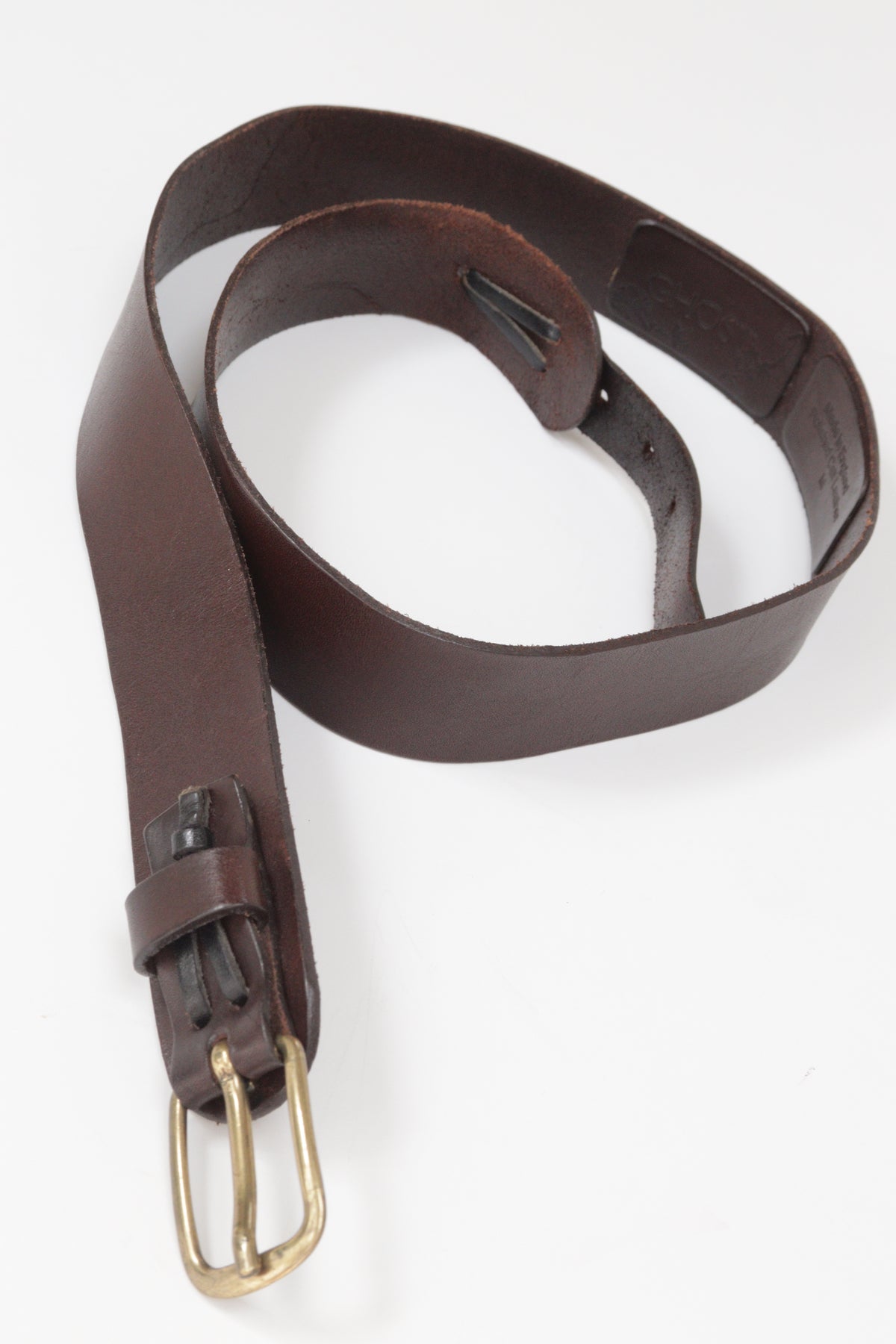 Ghost brown leather belt