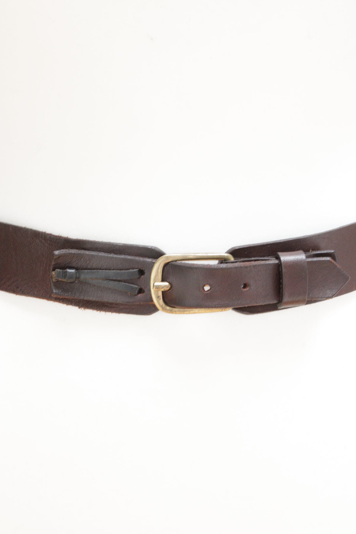 Ghost brown leather belt