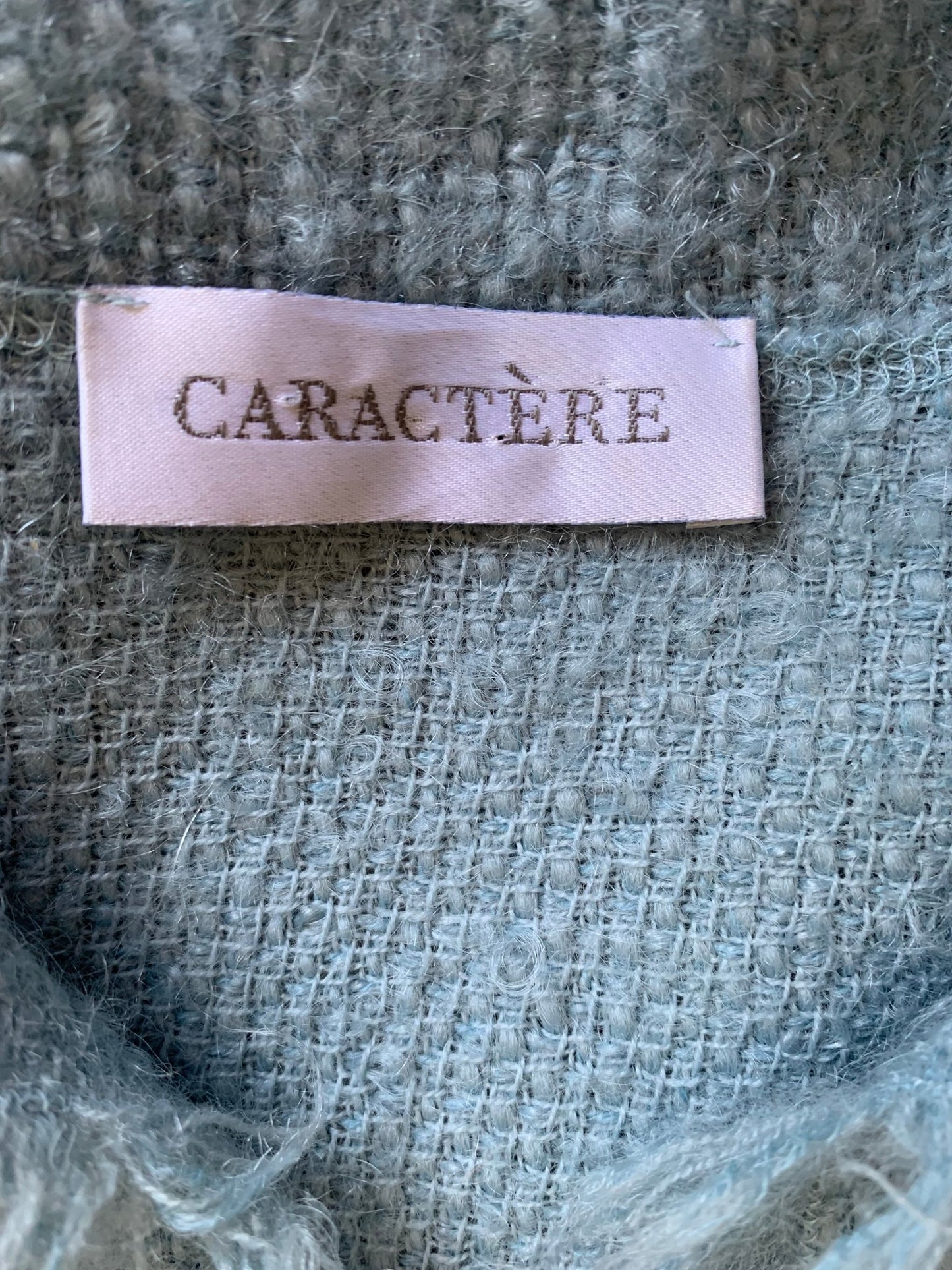 Caractère duck egg blue boxy wool jacket Size 10 - KingsRoad1990